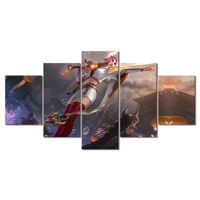 "The Grand Duelist" Fiora Poster - Canvas Painting - League of Legends Fan Store