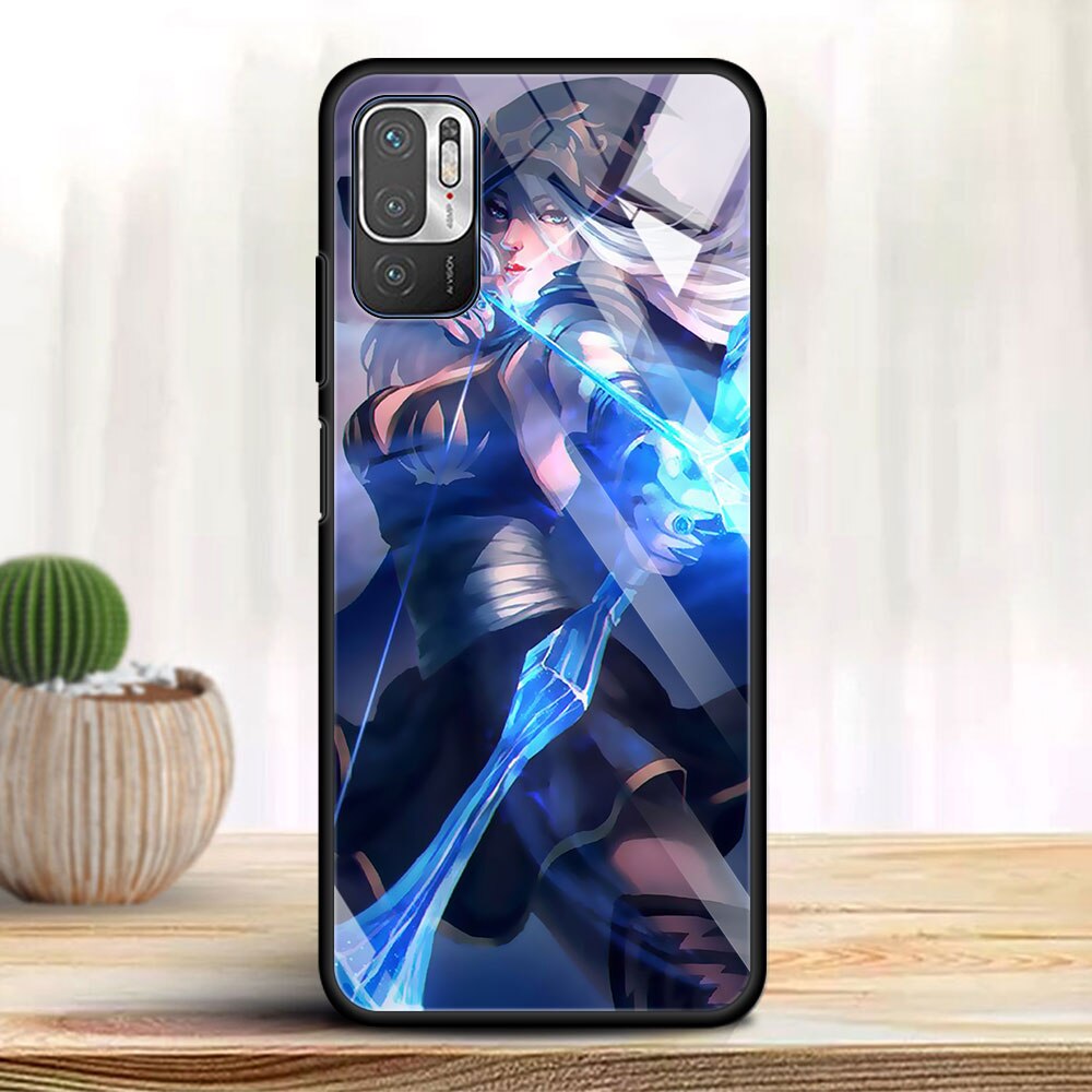 Collection 1 League Of Legends Lol Cool Tempered Glass Moblie Phone Case for Xiaomi Redmi Note 9S 8 Pro 9 10 7 8 8T 9T K20 K40 Pro Shell - League of Legends Fan Store