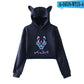 K/DA The Baddest Cat Ear Crop Hoodies Collection - League of Legends Fan Store