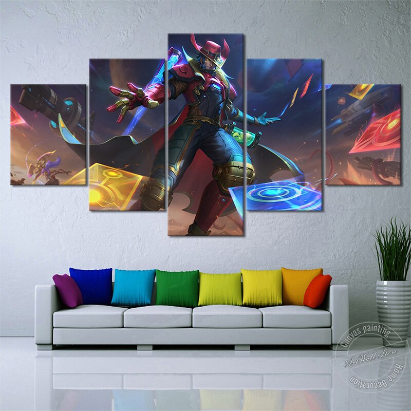 Twisted Fate Poster - Canvas Painting - League of Legends Fan Store