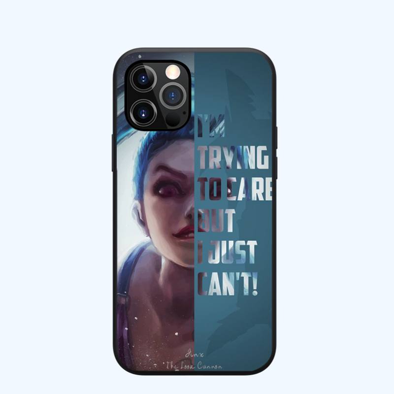 Collection 2 Arcane jinx Phone Case for iPhone 13 12 11 mini pro XS MAX XR 8 7 6 6S Plus X 5S SE 2020 - League of Legends Fan Store