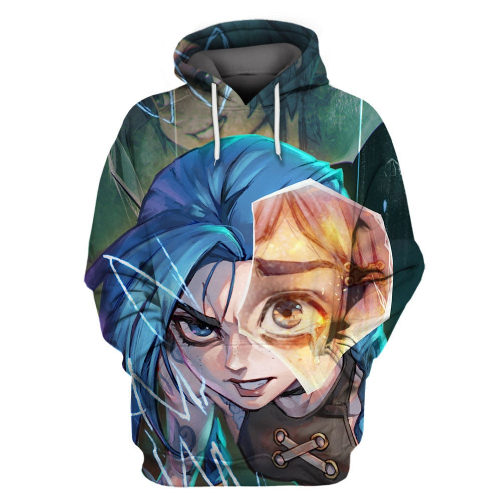 Arcane Jinx Hoodies Collection - League of Legends Fan Store