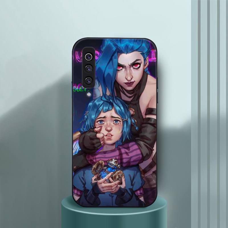 Collection 1 Arcane jinx Phone Case For Samsung a10 a12 a50 a51 a52 a21 a31 a32 a71 s10 s20 s21  Plus Fe Ultra - League of Legends Fan Store