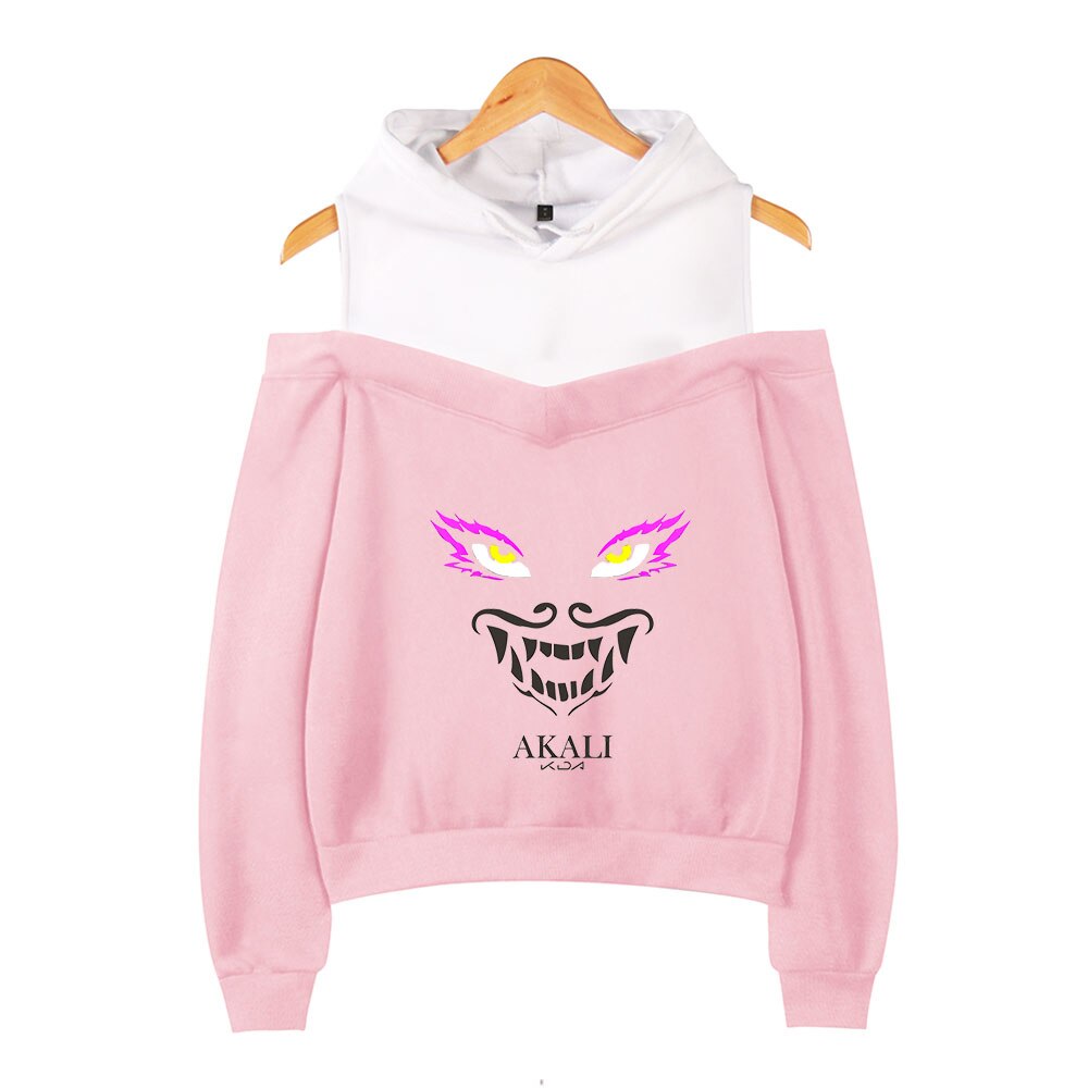 K/DA The Baddest Off-Shoulder Hoodies Collection - League of Legends Fan Store