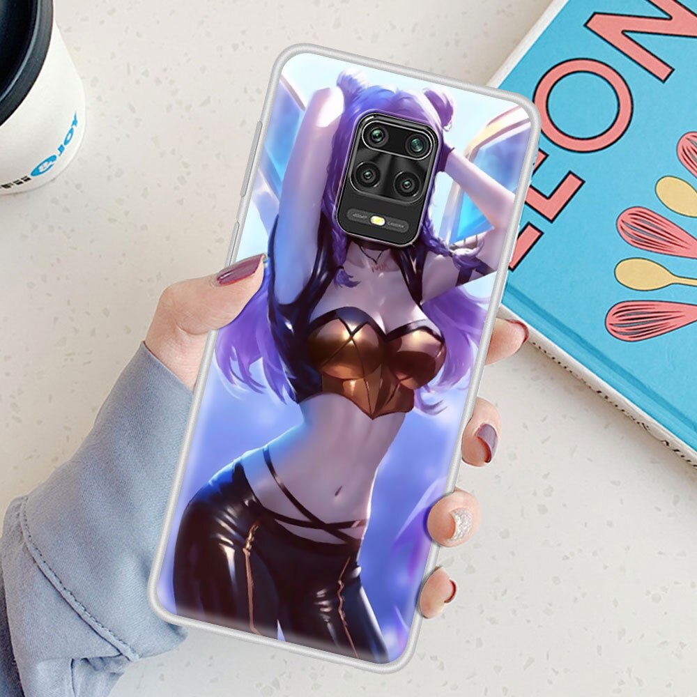 League Legends LOL Kda Case For Xiaomi Redmi Note 9 8 Pro 9S 8T 7 9T Soft Bumper Cover 9A 9C 8A 7A Funda K20 k30 6 6A TPU Coque - League of Legends Fan Store