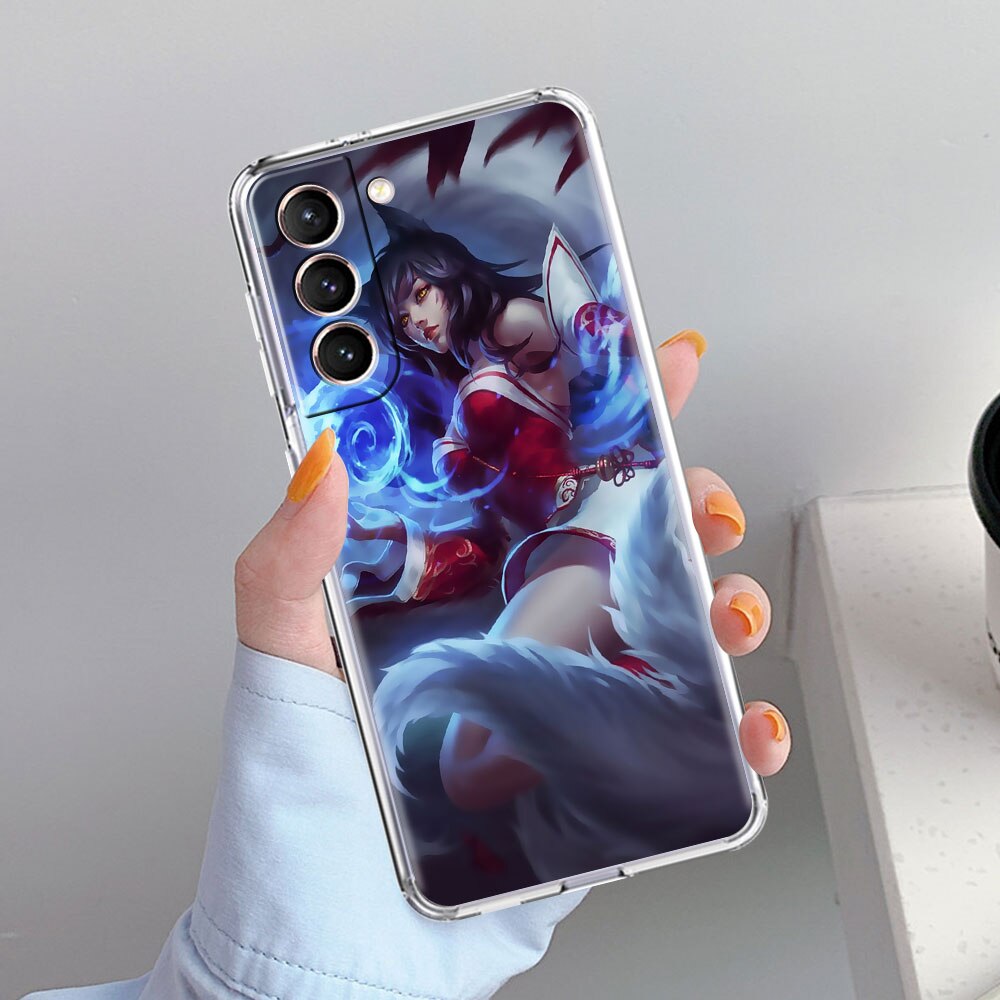 Collection 1 Transparent Phone Case for Samsung Galaxy S21 Plus S20 FE S21 UItra S10 S9 S20 S9 S8 Protect Cover Game League Of Legends Lol - League of Legends Fan Store