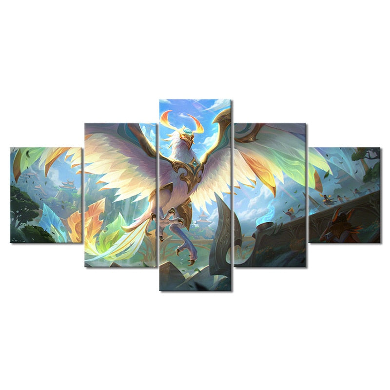 "Divine Phoenix" Anivia Poster - Canvas Painting - League of Legends Fan Store