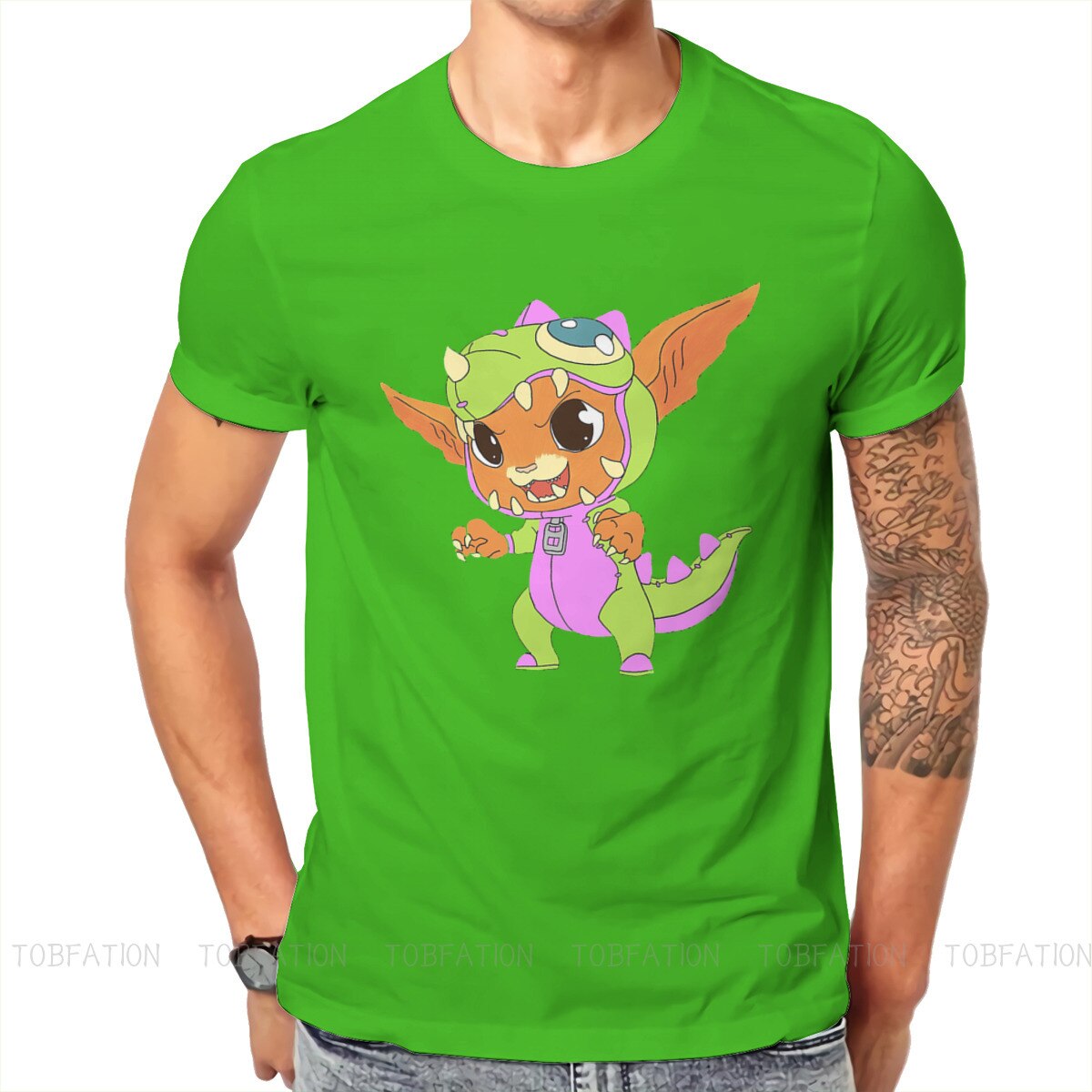 Dino Gnar Fashion T-Shirts - League of Legends Fan Store