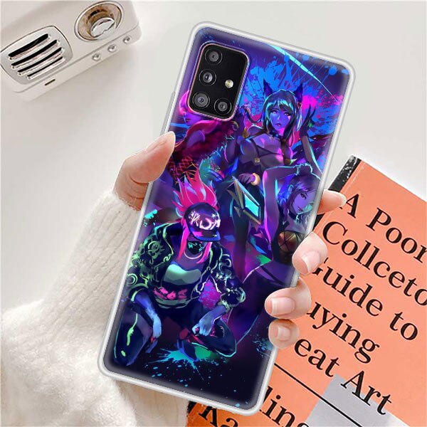 League Legends LOL Kda Soft Phone Case For Samsung Galaxy A51 A71 A21s A31 M30s A41 A32 5G A11 A12 A91 Matte Funda M51 M31 Coque - League of Legends Fan Store