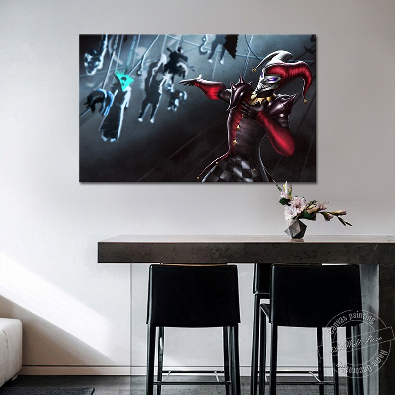 Shaco Poster - Canvas Painting - League of Legends Fan Store