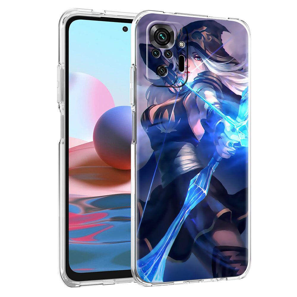 Collection 1 Transparent Soft Phone Case for Xiaomi Redmi Note 9s 10Pro K40 10 9 4G 9A 8 Pro 8T 8 9C Mobile Phone Bag Game League Of Legends - League of Legends Fan Store