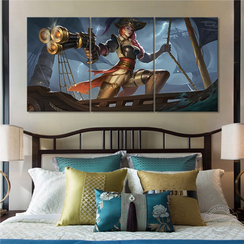 "The Bounty Hunter" Miss Fortune Poster - Canvas Painting - League of Legends Fan Store