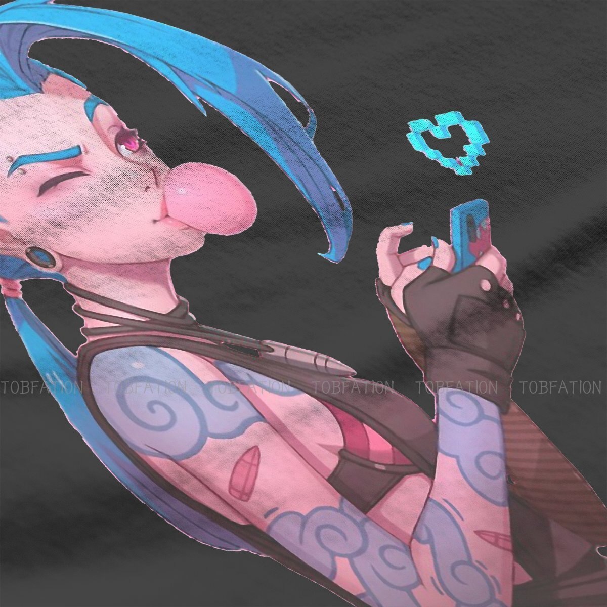 Arcane Jinx T Shirt - League of Legends Fan Store