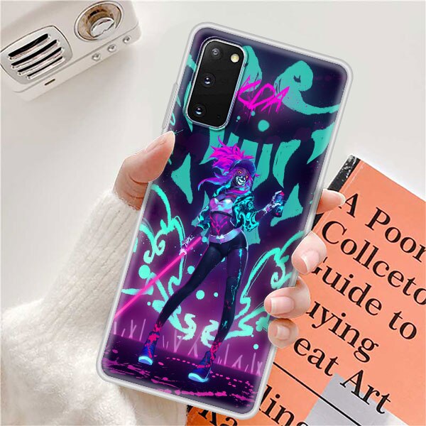 TPU Phone Case For Samsung S20 FE S21 Ultra S10 Plus S9 S8 Coque Bumper Note 10 Lite 20 9 Soft Funda Cover League Legend LOL Kda - League of Legends Fan Store