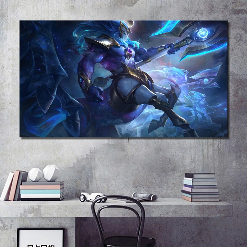 "Dark Star"  Anivia Varus Lissandra Illaoi Nami Skarner Vladimir Poster - Canvas Painting - League of Legends Fan Store