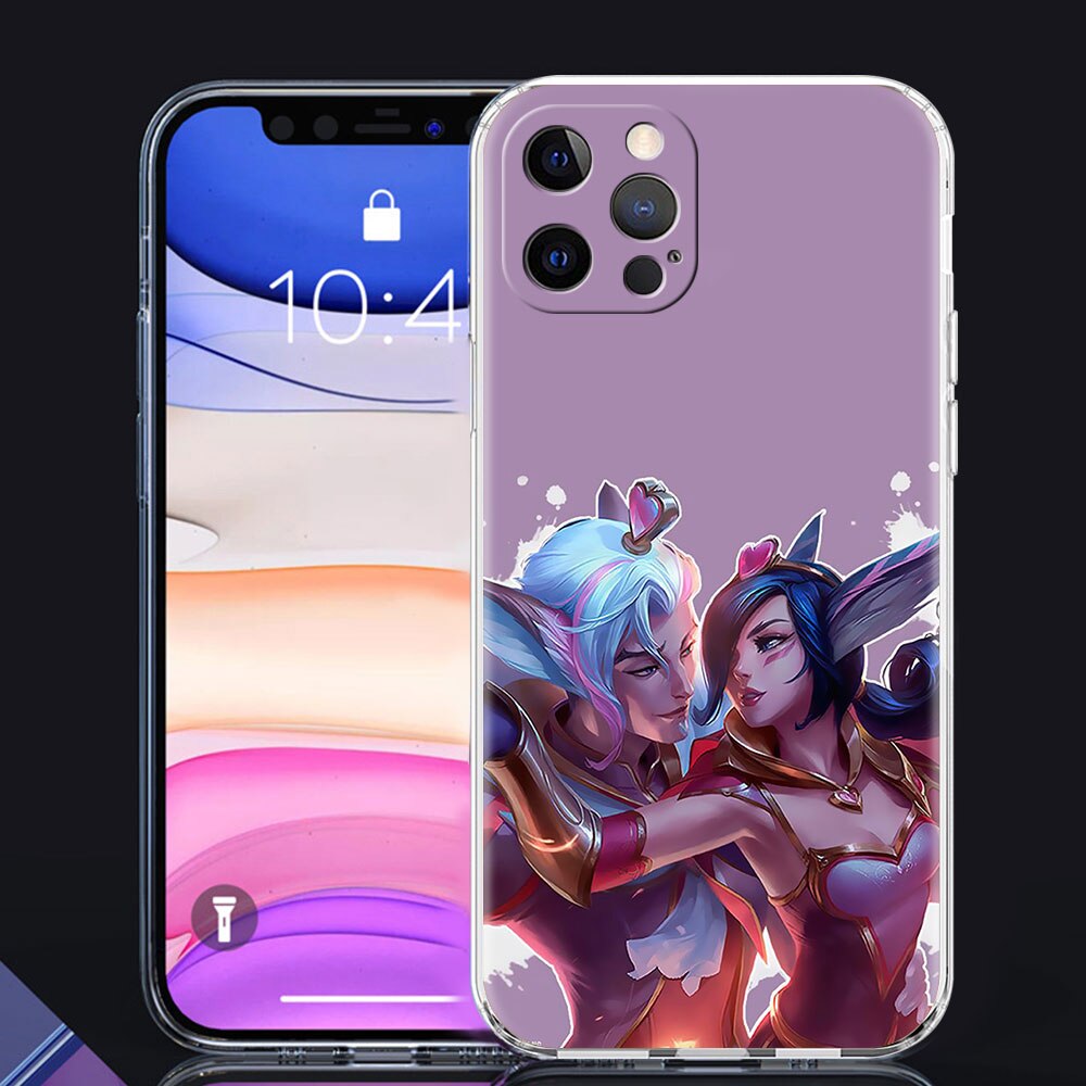 Collection 1 Transparent Clear Phone Case for Apple iPhone 13 Mini 13 Pro Max 11 12 7 Plus XR 6 6S 8 SE Soft Cover Game League Of Legends Lol - League of Legends Fan Store