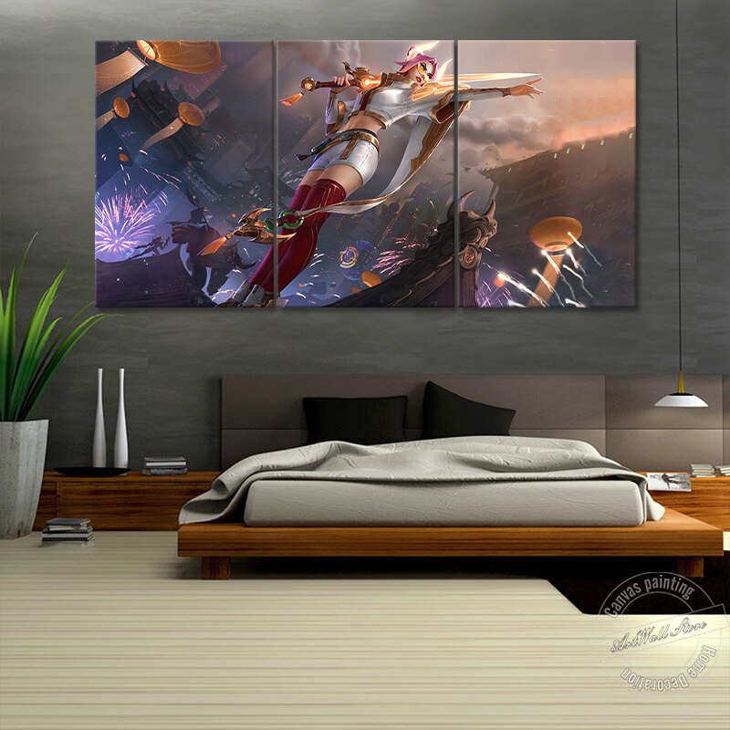 "The Grand Duelist" Fiora Poster - Canvas Painting - League of Legends Fan Store