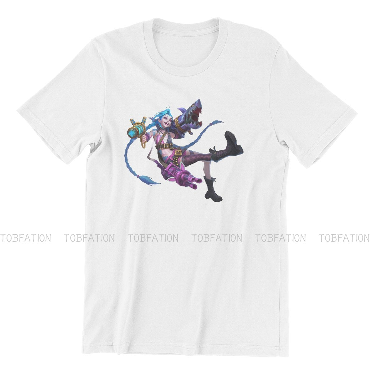 Jinx Arcane Carry T Shirt - League of Legends Fan Store