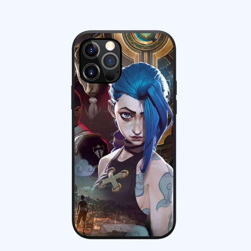 Collection 1 Arcane jinx Phone Case for iPhone 13 12 11 mini pro XS MAX XR 8 7 6 6S Plus X 5S SE 2020 - League of Legends Fan Store