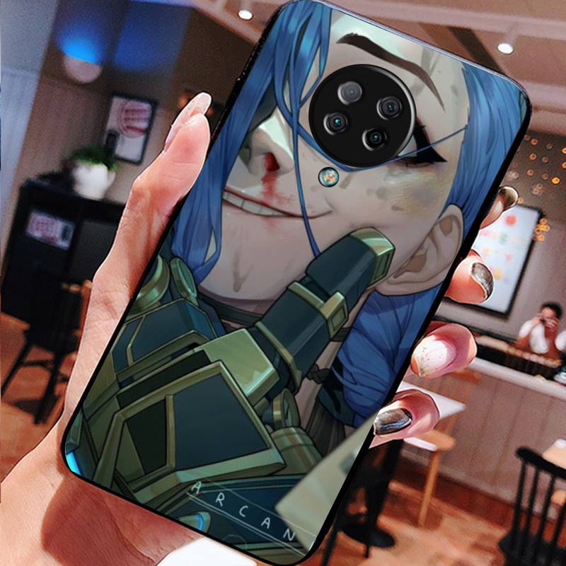 Collection 2 Arcane jinx Phone Case For Xiaomi Mi Redmi Note 7 8 9 10 11 pro t s A 10 Lite pro - League of Legends Fan Store