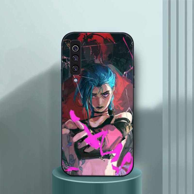 Collection 1 Arcane jinx Phone Case For Samsung a10 a12 a50 a51 a52 a21 a31 a32 a71 s10 s20 s21  Plus Fe Ultra - League of Legends Fan Store