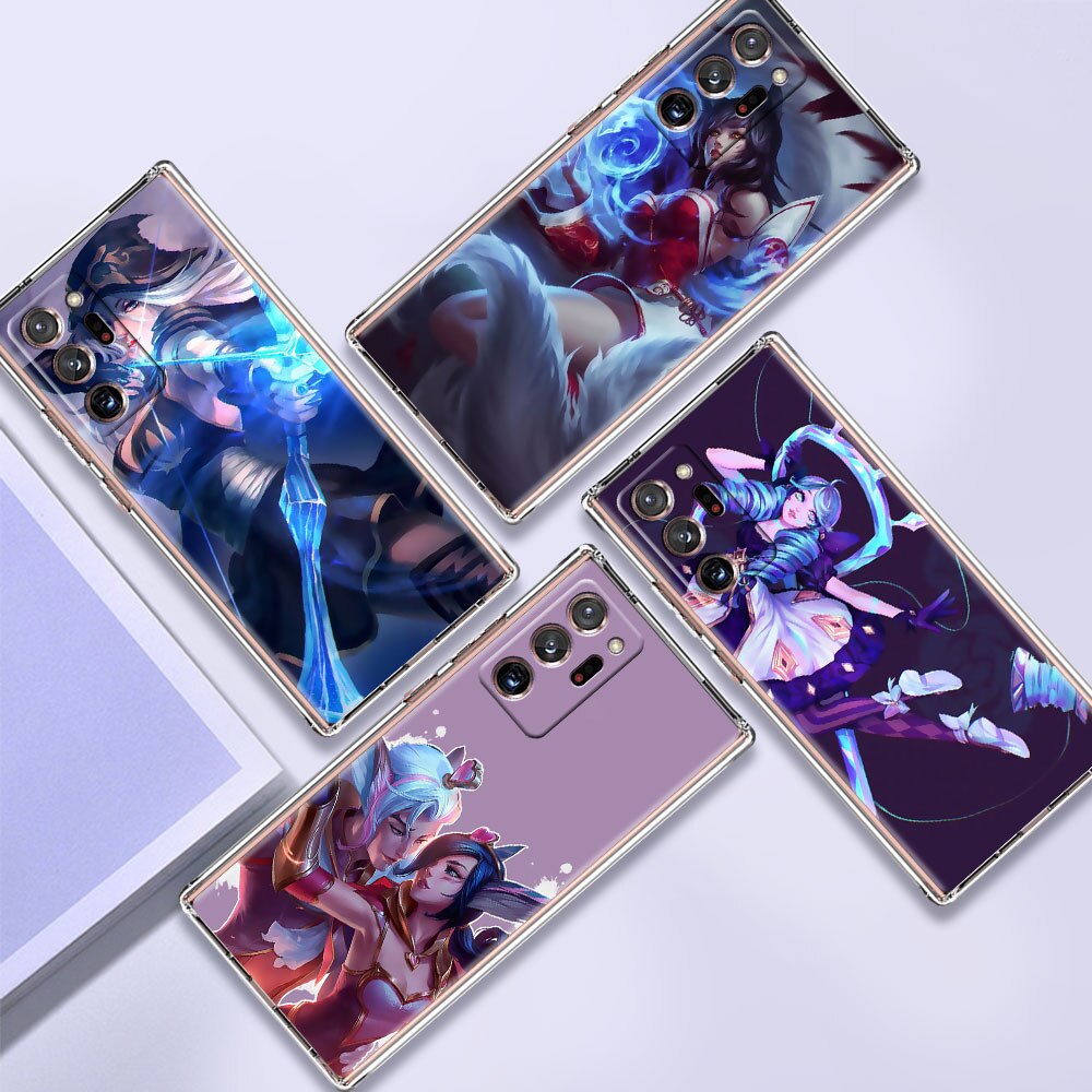 Collection 2 League Of Legends Lol Cool Transparent Phone Case for Samsung Galaxy Note 20 UItra 10 Plus 5G 10Lite 20 5G 9 Protect Cover - League of Legends Fan Store