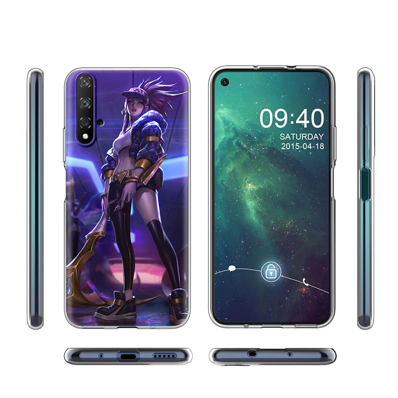 Collection 1 League Legends LOL Kda Case for Huawei Honor 9C 9S 9A 8A 8S 2020 20 20e 20i Y9 Y9s Y8p Y7 Y6 2019 Clear Soft Phone Cover - League of Legends Fan Store