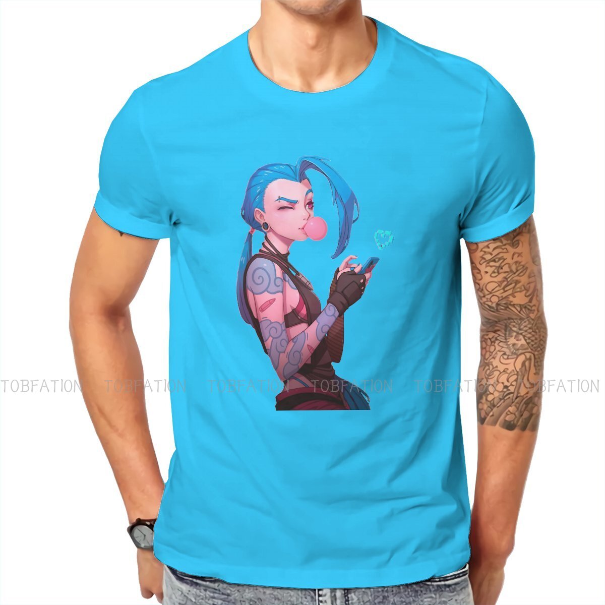 Arcane Jinx T Shirt - League of Legends Fan Store