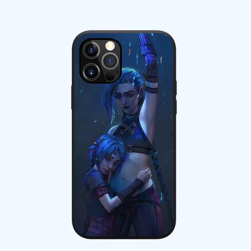 Collection 1 Arcane jinx Phone Case for iPhone 13 12 11 mini pro XS MAX XR 8 7 6 6S Plus X 5S SE 2020 - League of Legends Fan Store