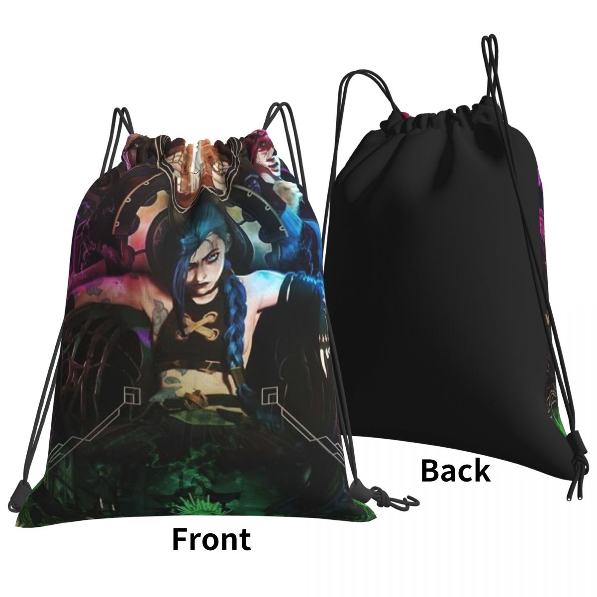 Jinx Arcane Backpack 5 - League of Legends Fan Store