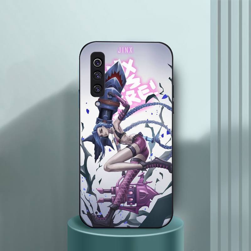 Collection 2 Arcane jinx Phone Case For Samsung a10 a12 a50 a51 a52 a21 a31 a32 a71 s10 s20 s21  Plus Fe Ultra - League of Legends Fan Store