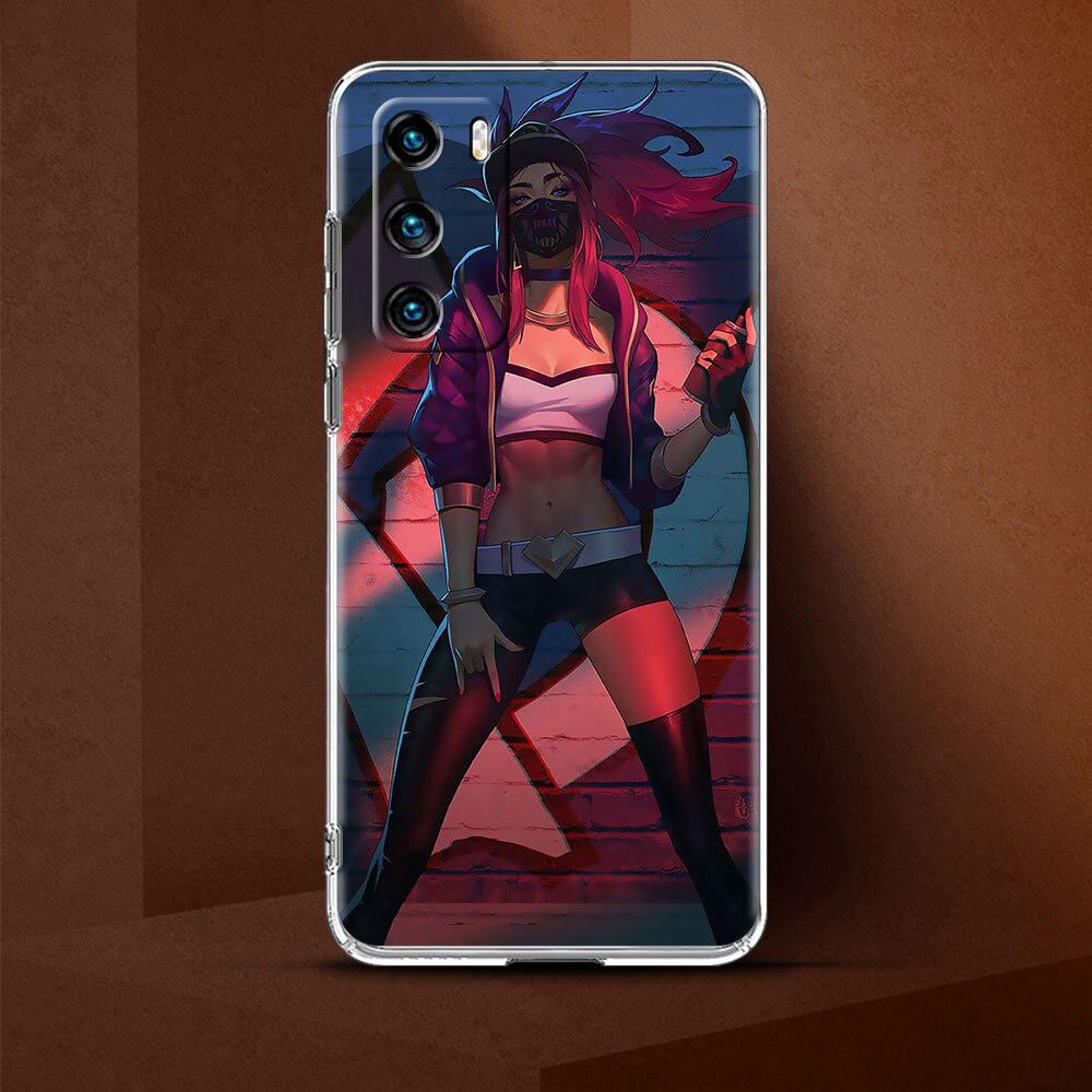 Collection 1 League Of Legends Lol Cool Transparent Clear Phone Case for Huawei P30 Pro P40 Lite P Smart Z P20 P50 hone Bag Cover Shell - League of Legends Fan Store