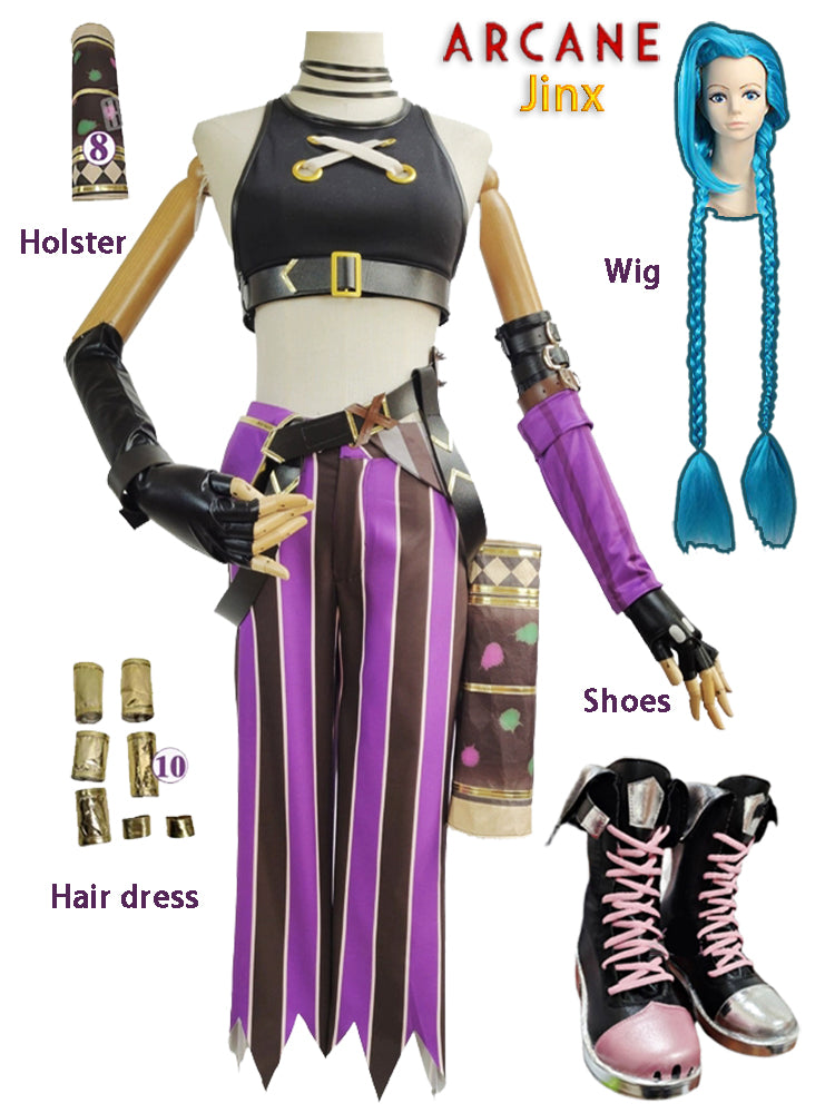 Arcane Jinx Cosplay Costume - League of Legends Fan Store