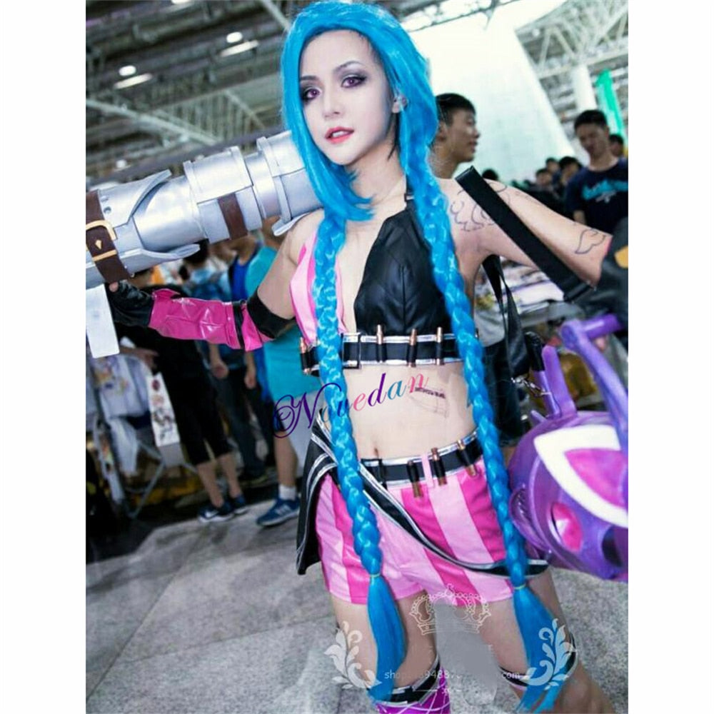 Jinx Arcane Crit Cosplay Costume - League of Legends Fan Store