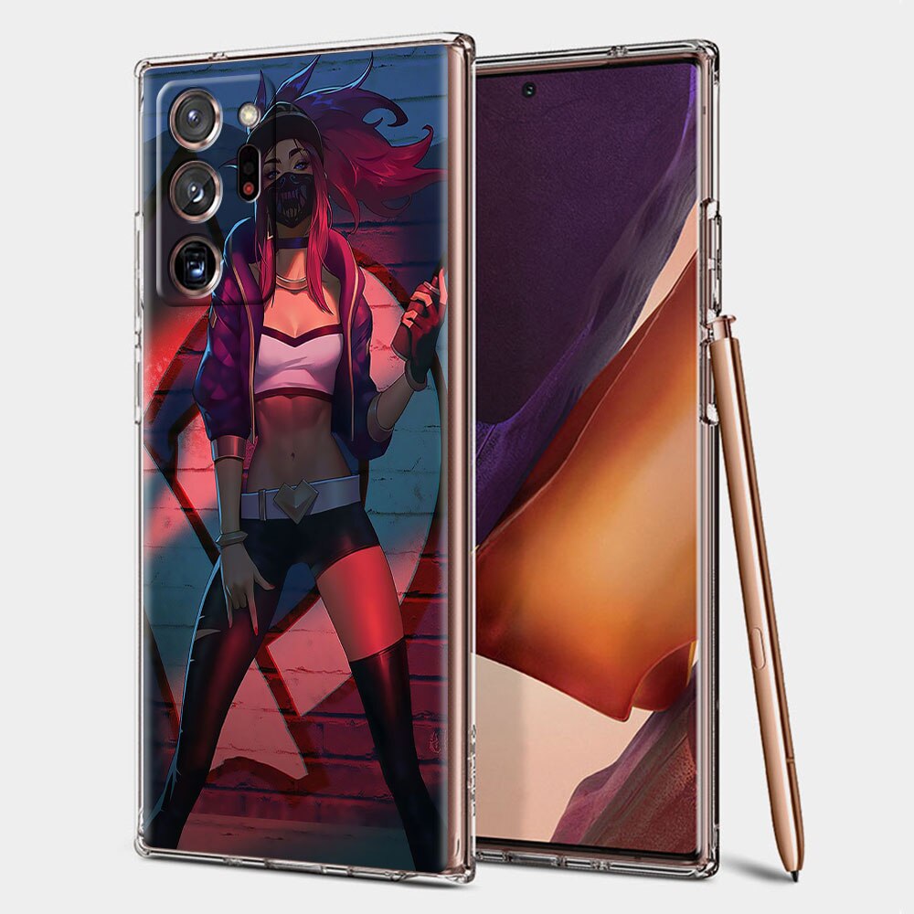 Collection 1 League Of Legends Lol Cool Transparent Phone Case for Samsung Galaxy Note 20 UItra 10 Plus 5G 10Lite 20 5G 9 Protect Cover - League of Legends Fan Store