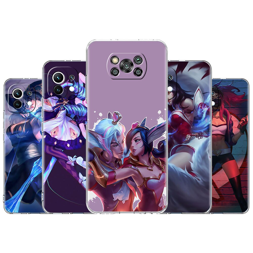 Transparent Soft Phone Case for Xiaomi Mi Poco X3 NFC X3 Pro 5G X3 GT X2 F3 Pocophone F1 Cover Clear Bag Game League Of Legends - League of Legends Fan Store