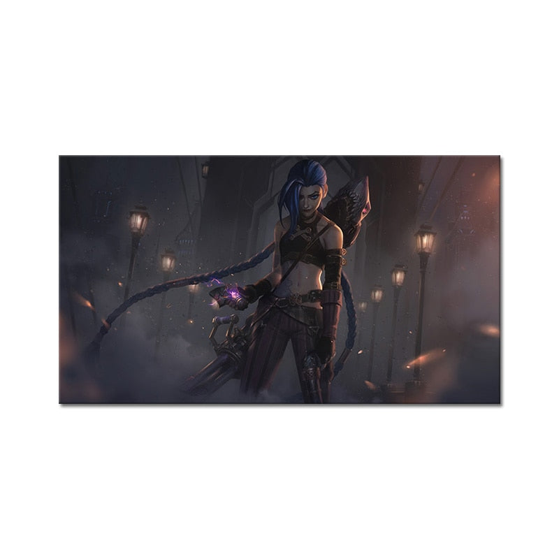 Arcane Jinx Poster - Canvas Painting - League of Legends Fan Store