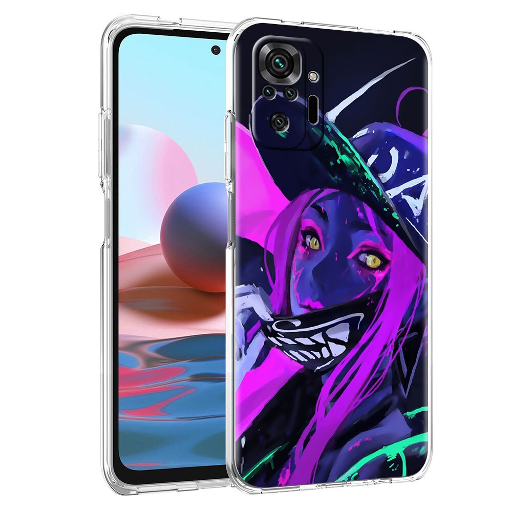 Collection 2 Transparent Soft Phone Case for Xiaomi Redmi Note 9s 10Pro K40 10 9 4G 9A 8 Pro 8T 8 9C Mobile Phone Bag Game League Of Legends - League of Legends Fan Store