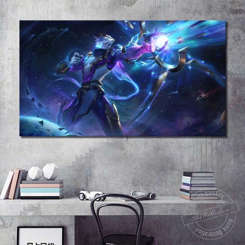 "Dark Star"  Anivia Varus Lissandra Illaoi Nami Skarner Vladimir Poster - Canvas Painting - League of Legends Fan Store