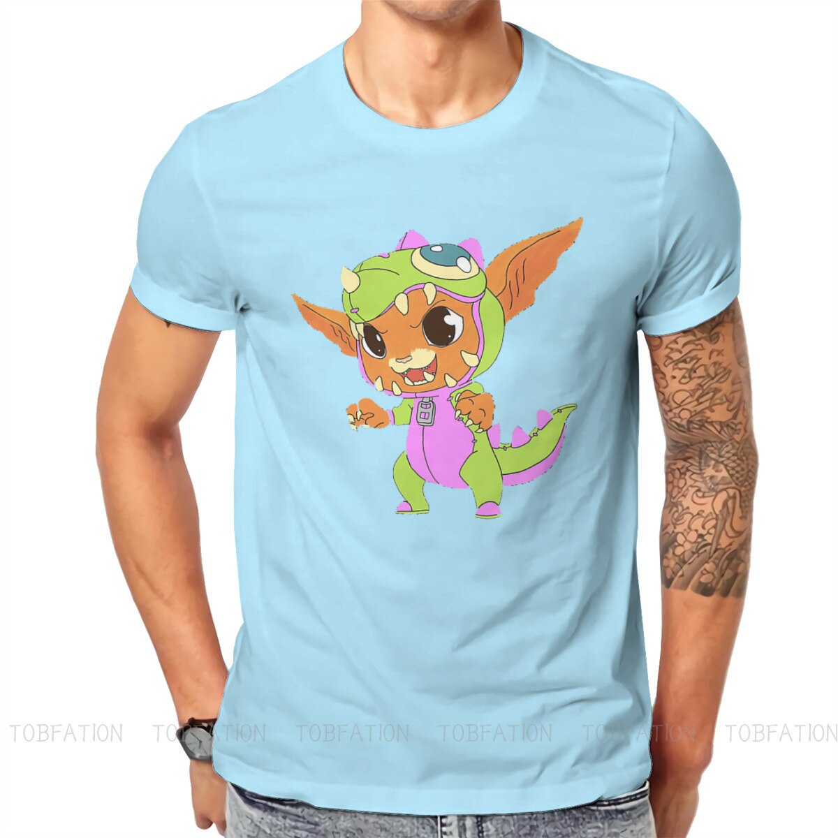 Dino Gnar Fashion T-Shirts - League of Legends Fan Store