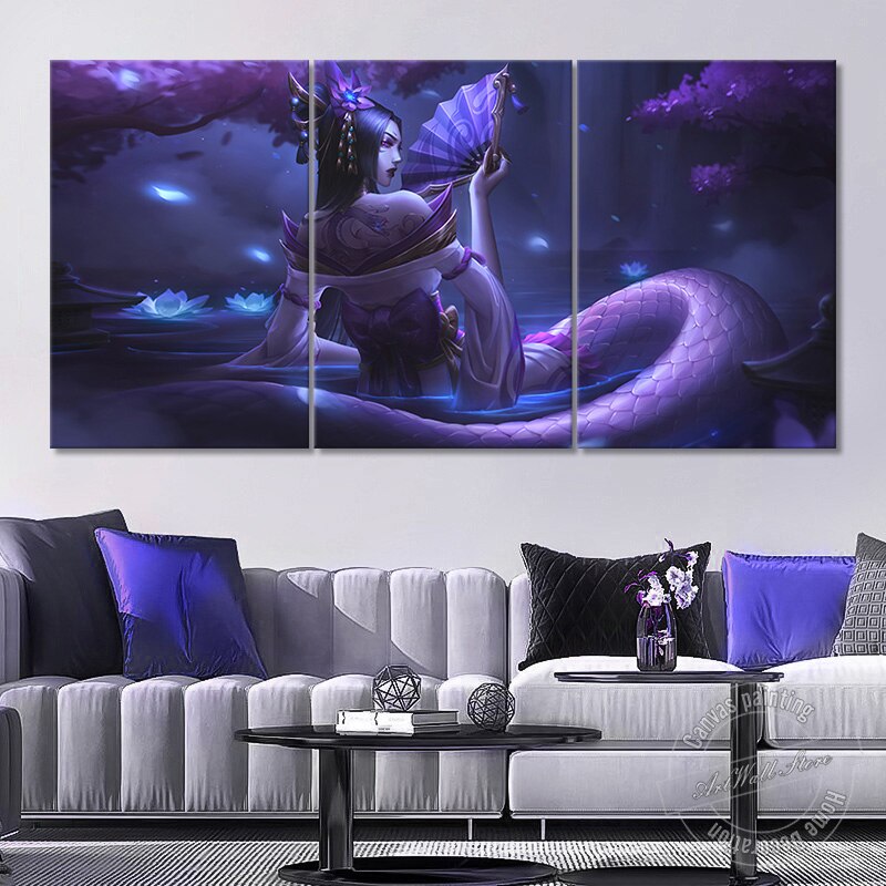 Cassiopeia "Spirit Blossom" Poster - Canvas Painting - League of Legends Fan Store