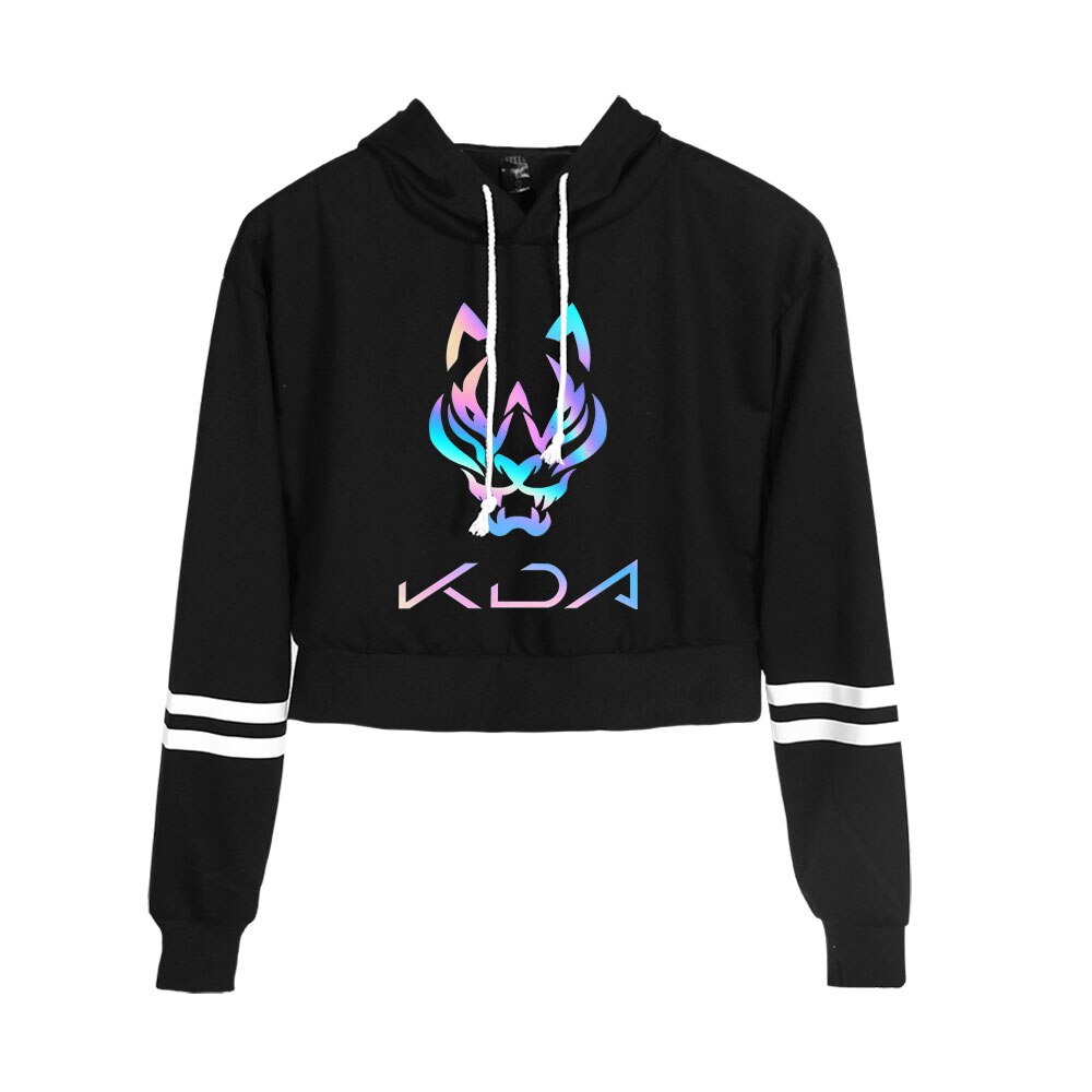 K/DA The Baddest Pullovers Navel Crop Hoodies Collection - League of Legends Fan Store