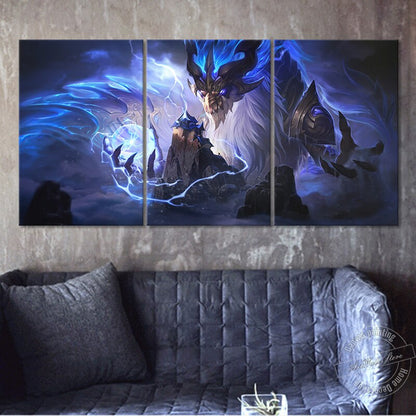 "The Star Forger"  Aurelion Sol Dragonmancer Poster - Canvas Painting - League of Legends Fan Store