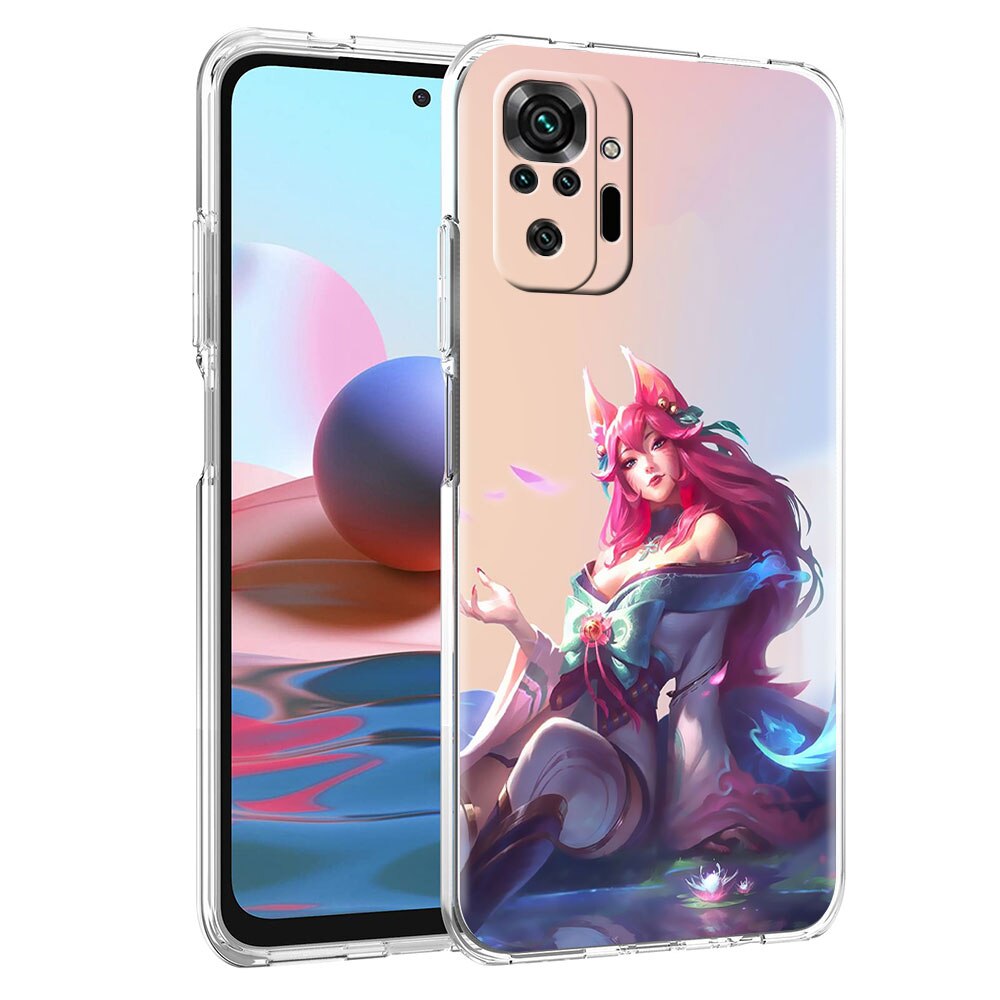 Collection 2 Transparent Soft Phone Case for Xiaomi Redmi Note 9s 10Pro K40 10 9 4G 9A 8 Pro 8T 8 9C Mobile Phone Bag Game League Of Legends - League of Legends Fan Store