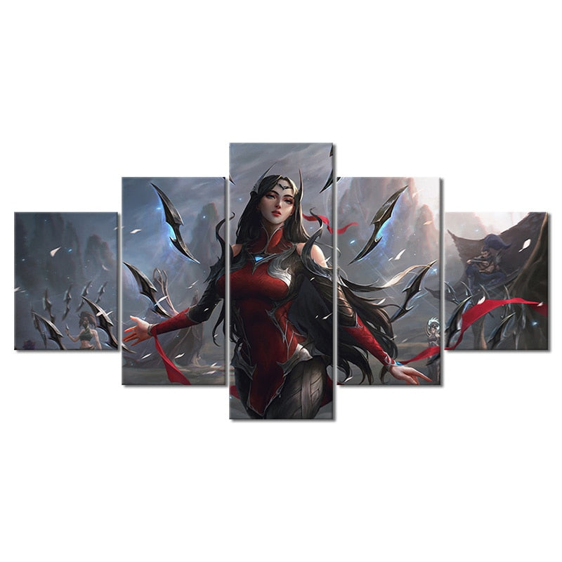 Irelia "Mural" Poster - Canvas Painting - League of Legends Fan Store