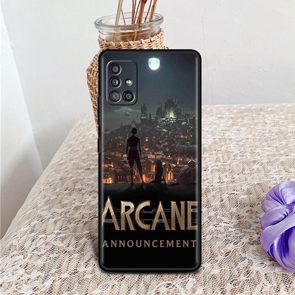 Collection 3 Arcane Hot Anime Case For Samsung Galaxy A12 A51 A21s A71 A52 A32 A31 A52s A41 A13 A02s A42 A72 A22 A11 A01 TPU Phone Cover Capa - League of Legends Fan Store