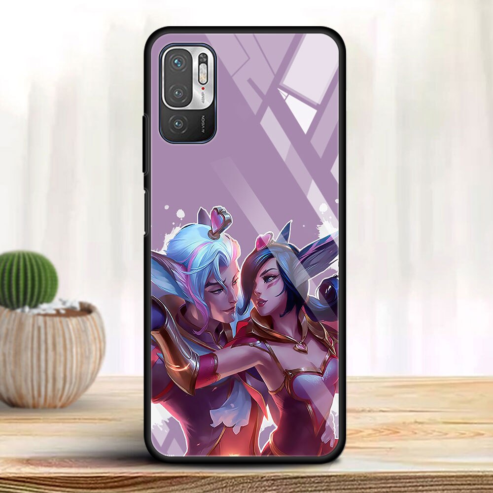 Collection 1 League Of Legends Lol Cool Tempered Glass Moblie Phone Case for Xiaomi Redmi Note 9S 8 Pro 9 10 7 8 8T 9T K20 K40 Pro Shell - League of Legends Fan Store