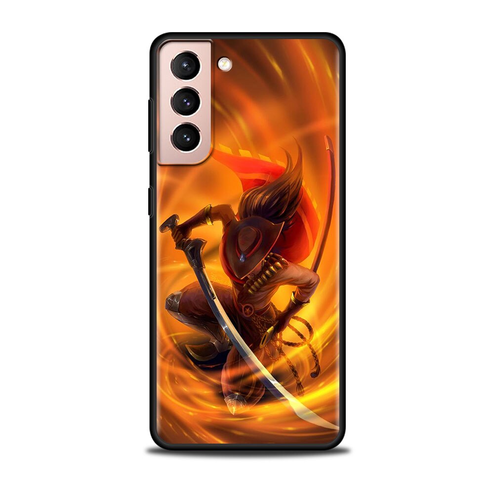 Collection 1 League Of Legends Lol Silicone Phone Case for Samsung Galaxy S20 FE S21 Ultra S10 Lite S9 S8 Plus S7 Edge Cases S21 FE Cover Bag - League of Legends Fan Store