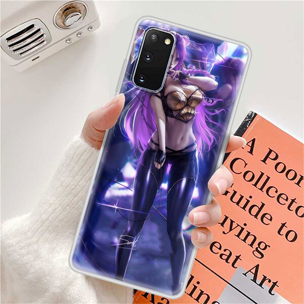 TPU Phone Case For Samsung S20 FE S21 Ultra S10 Plus S9 S8 Coque Bumper Note 10 Lite 20 9 Soft Funda Cover League Legend LOL Kda - League of Legends Fan Store