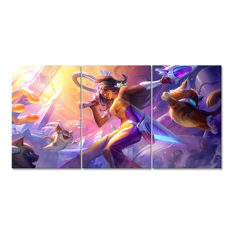 "Desert Rose" Samira Poster - Canvas Painting - League of Legends Fan Store